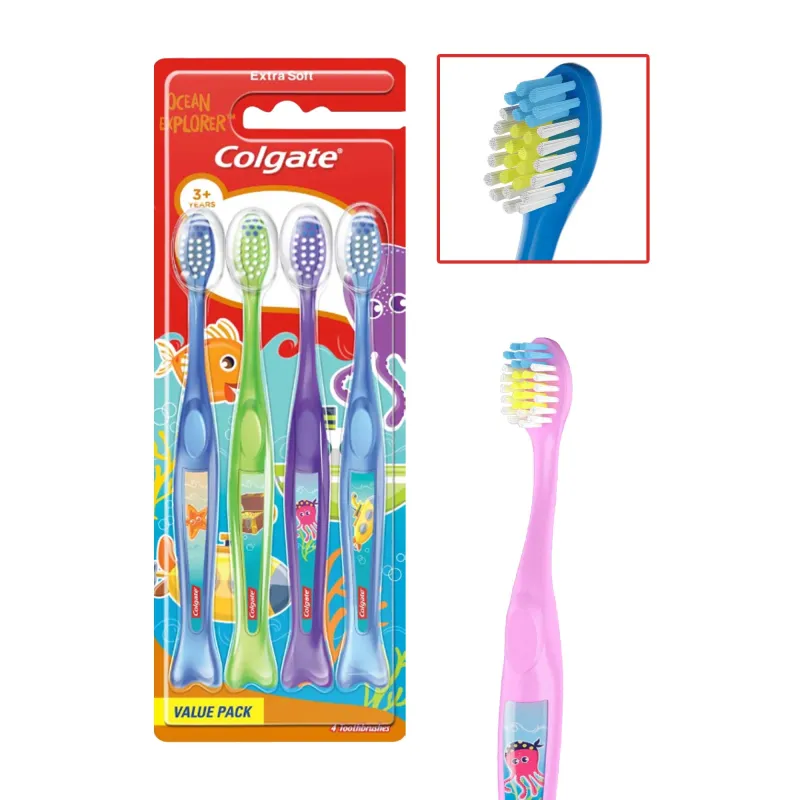 COLGATE OCEAN 4 PACK KIDDY TOOTHBRUSH 3+