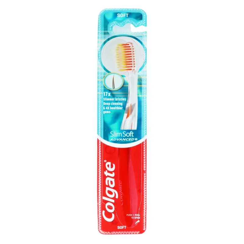 COLGATE TOOTHBRUSH SLIM SOFT ADVANCED x12