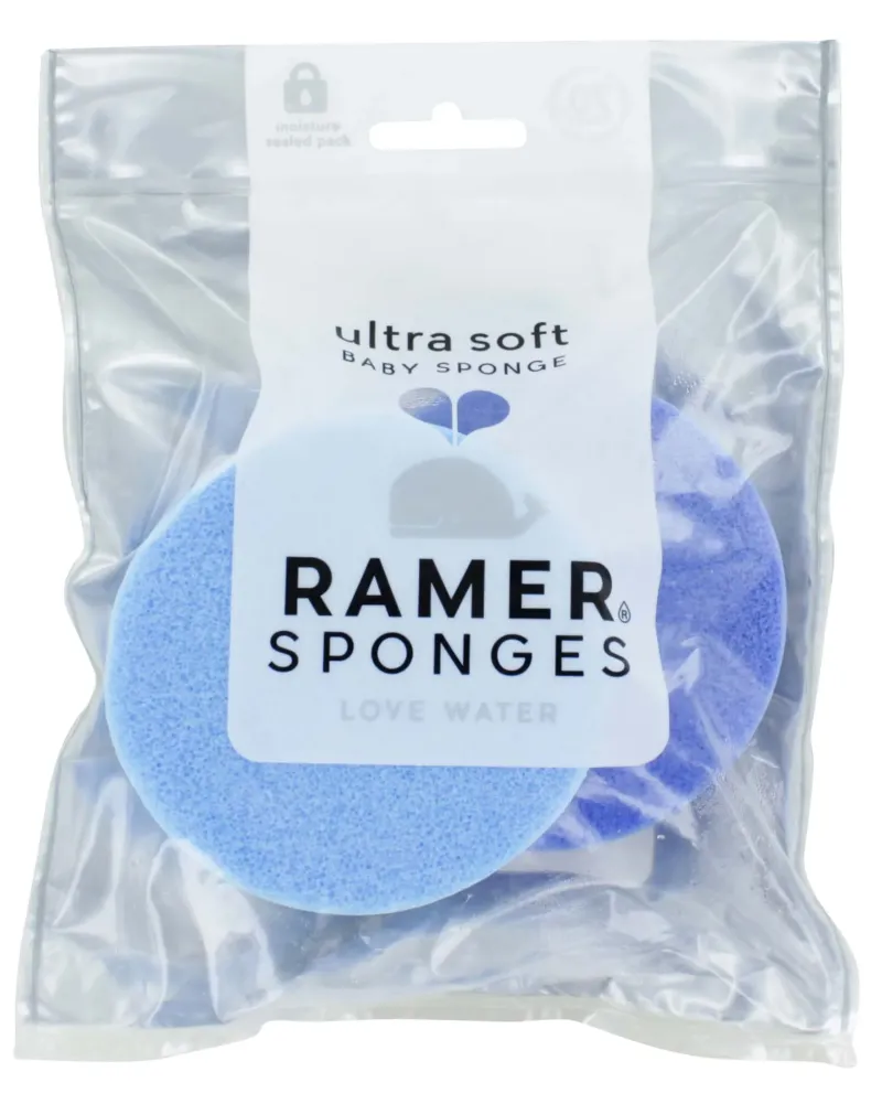 RAMER ULTRA SOFT  BABY SPONGE TWIN PACK
