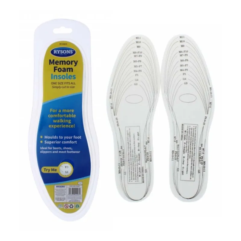 RY4403 RYSONS MEMORY FOAM INSOLES