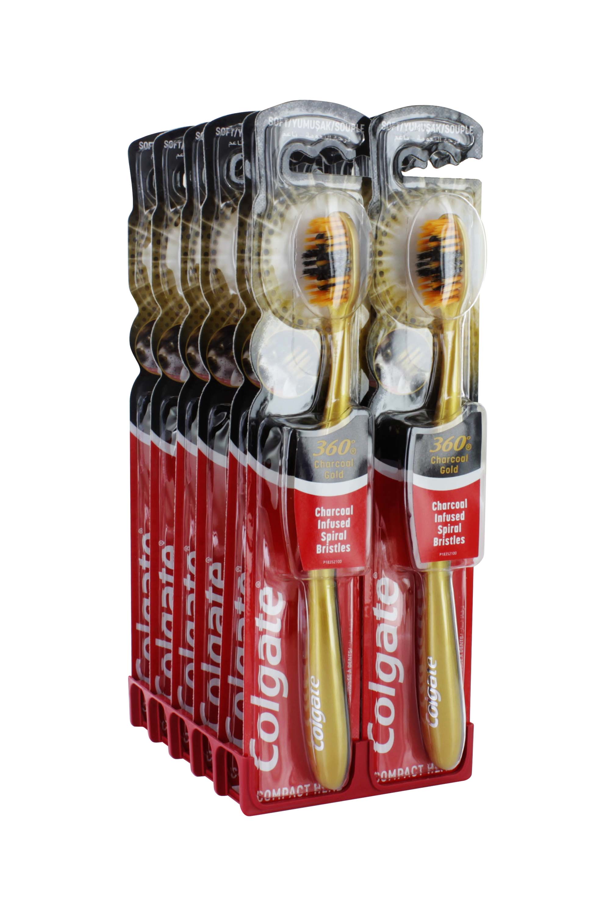COLGATE CHARCOAL GOLD INFUSED T/BR x12