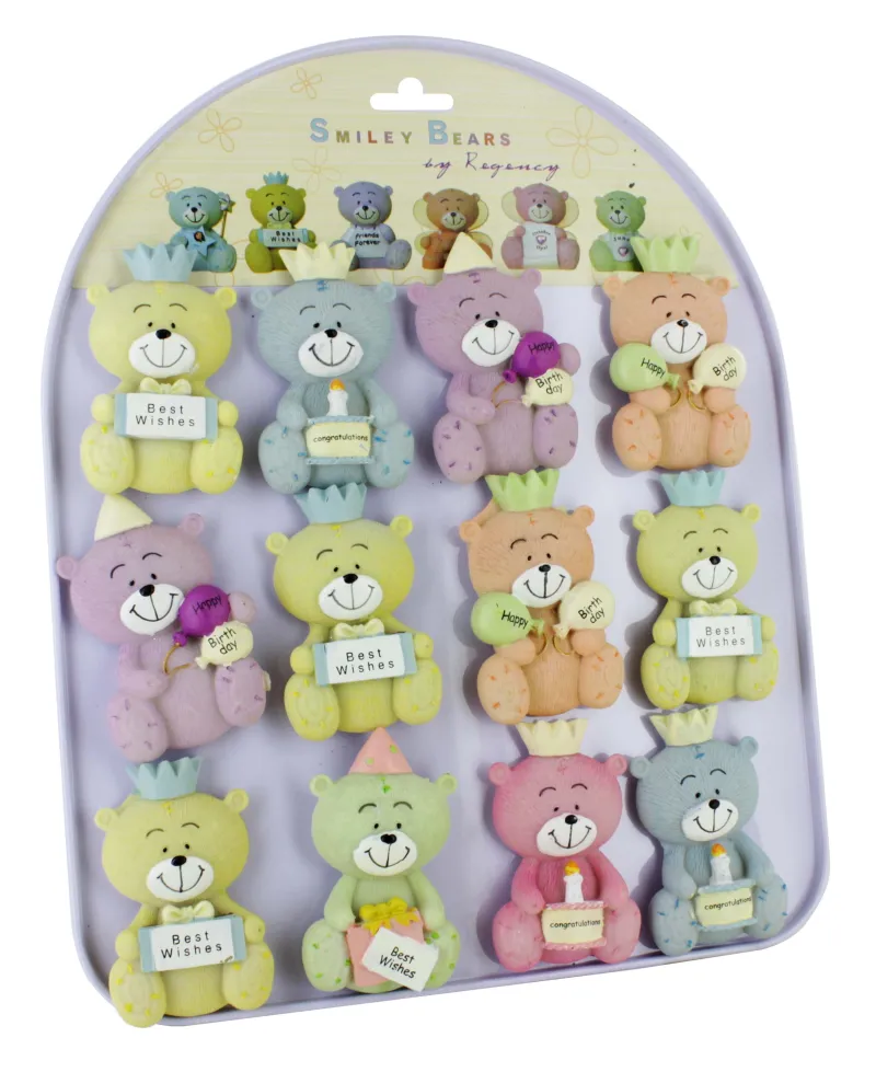 R48086/C BEAR MESSAGE MAGNET x24