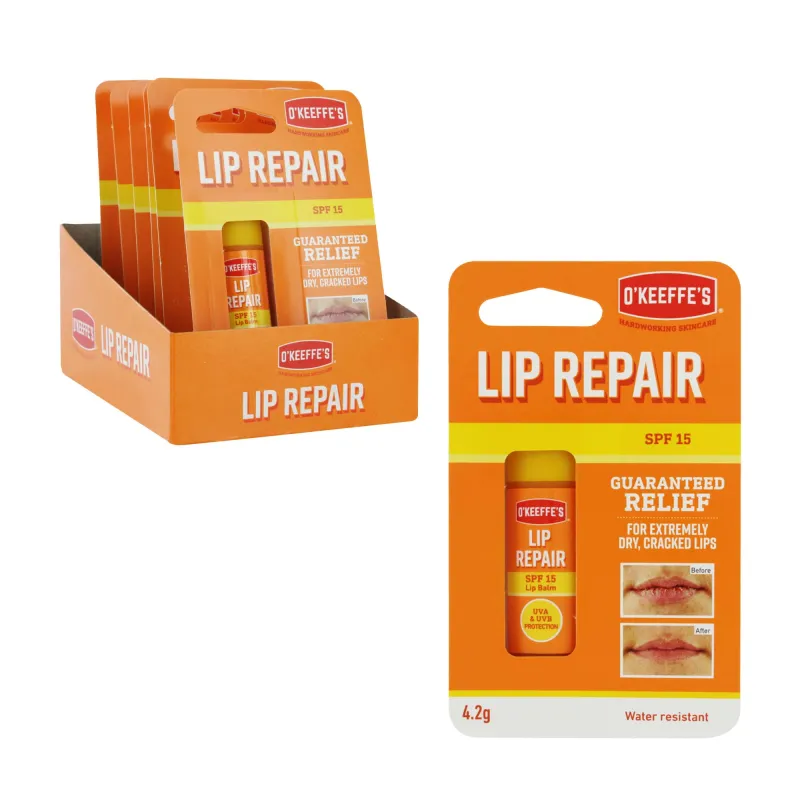 O'KEEFFE'S LIP REPAIR SPF15 x 6 (113556)