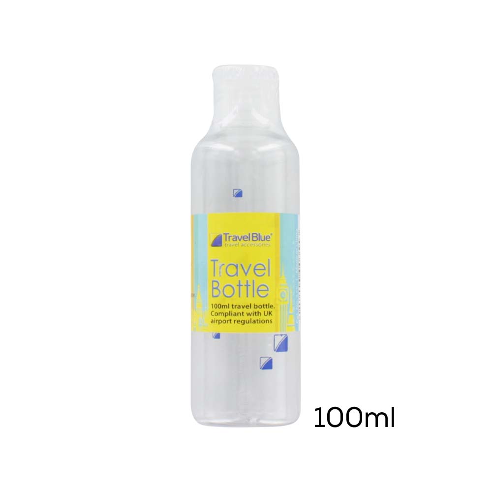 TRAVEL BLUE 100ml EMPTY BOTTLE