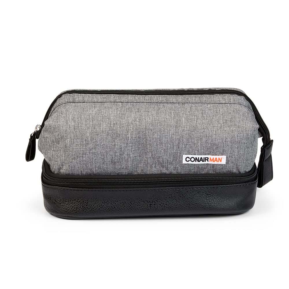 CONAIR MAN TOILET BAG GREY/BLACK