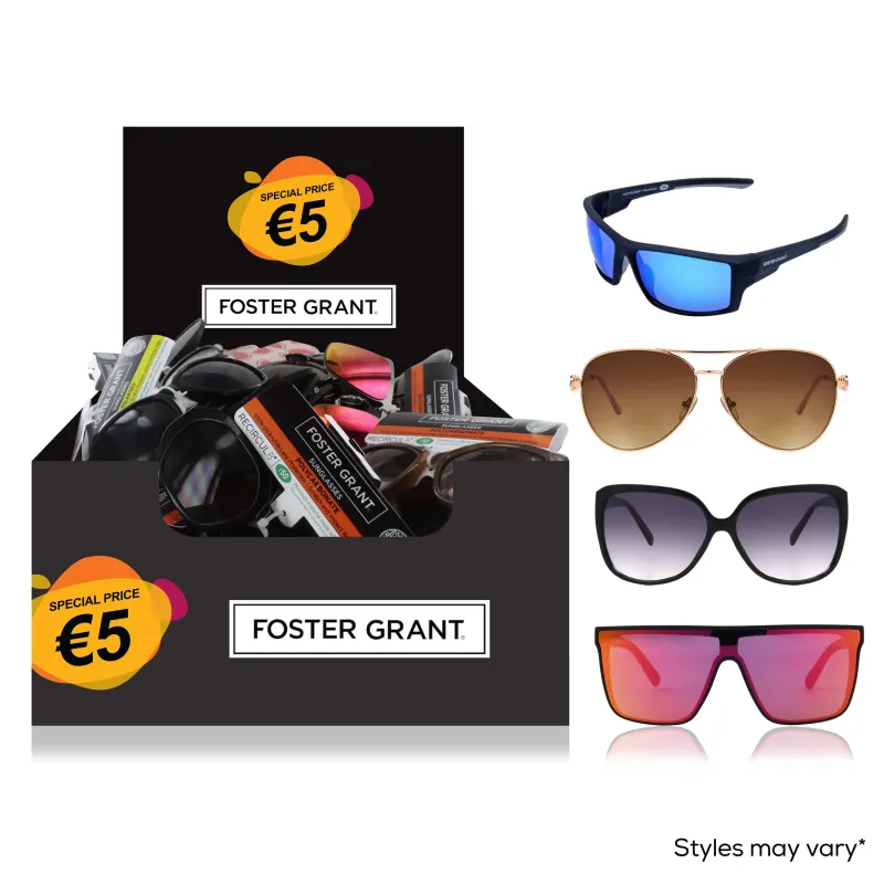 FOSTER GRANT SUNGLASSES MIXED*** SPECIAL disp x40