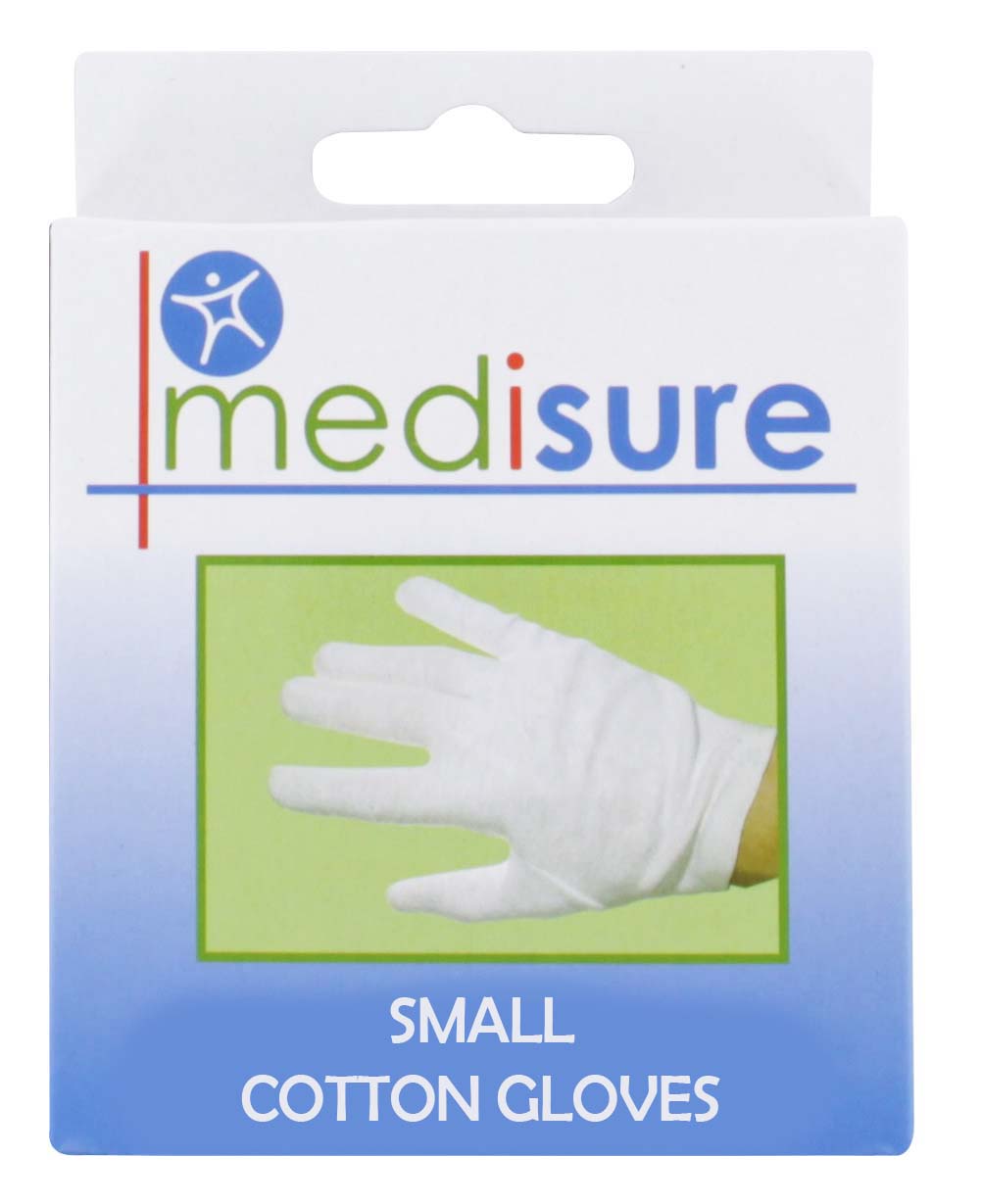 MS02108 MEDISURE COTTON GLOVES SML
