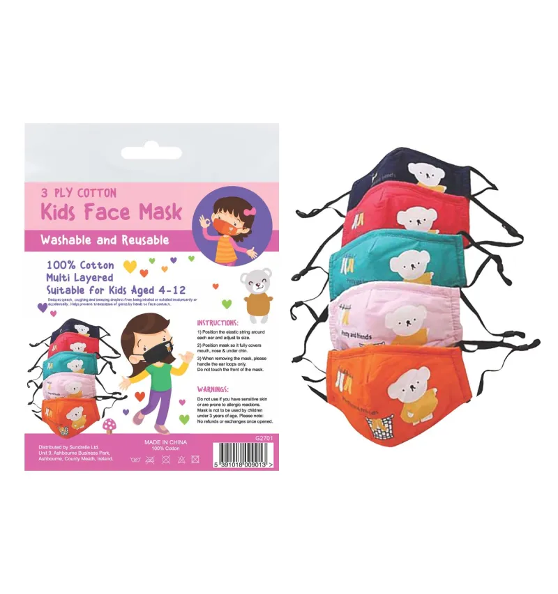 CARTOON KIDDY FACE MASK