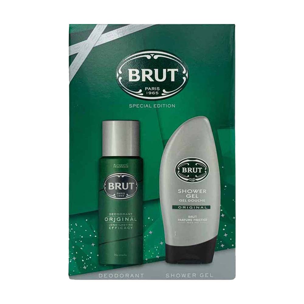 BRUT SHOWER GEL & DEODORANT GIFT SET