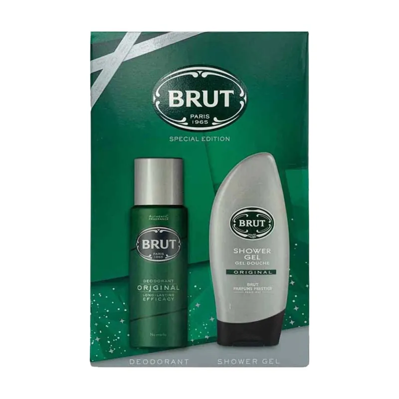 BRUT SHOWER GEL & DEODORANT GIFT SET