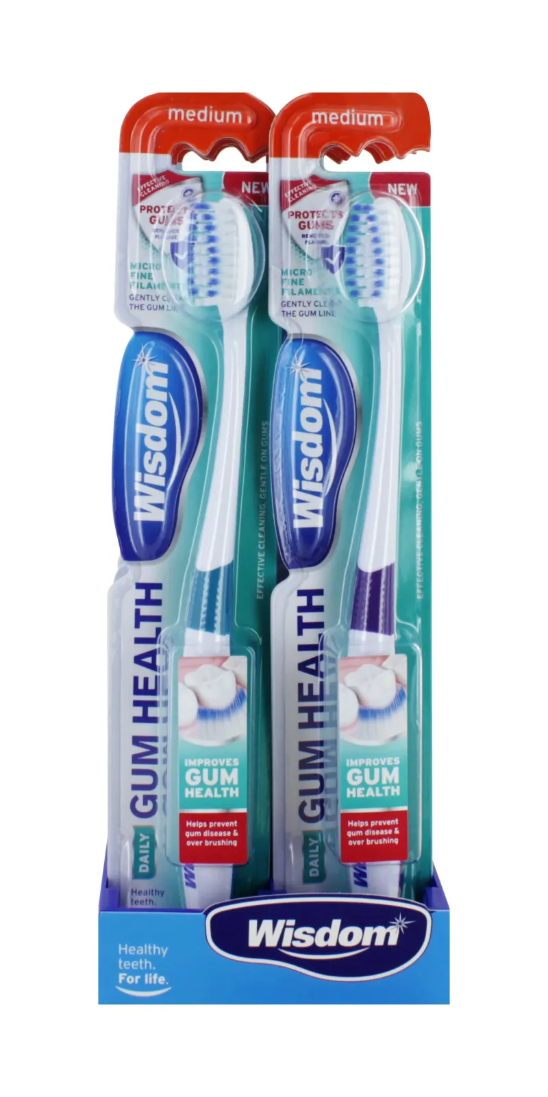 WlSDOM DAILY GUM HEALTH TOOTHBRUSH x 10