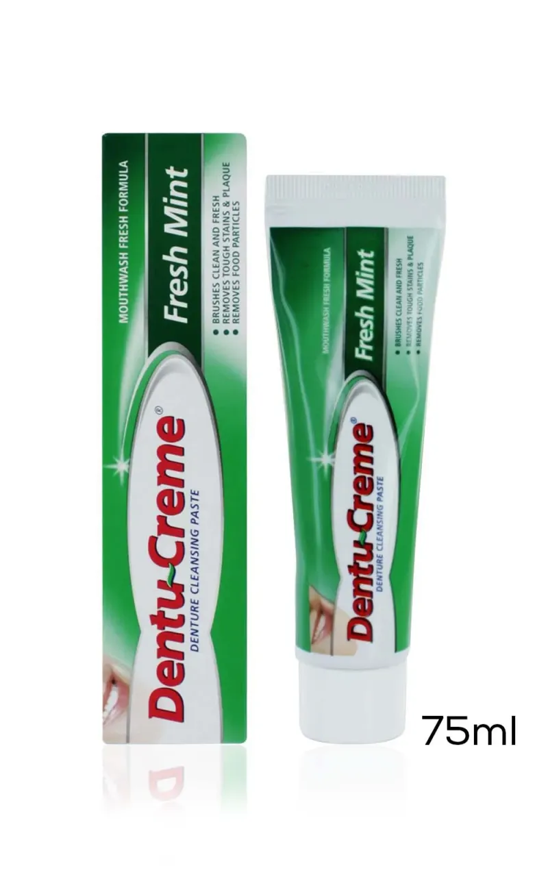 DENTU CREME DENTURE CLEANING PASTE 75ml