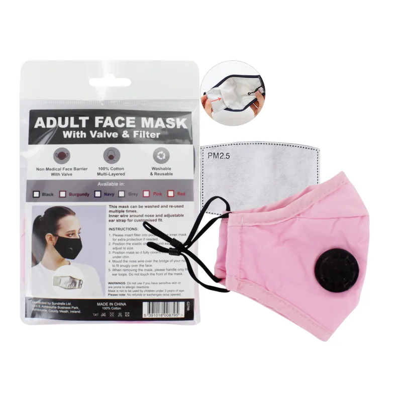 REUSABLE LAYRED MASK WITH VALVE AND FILTER