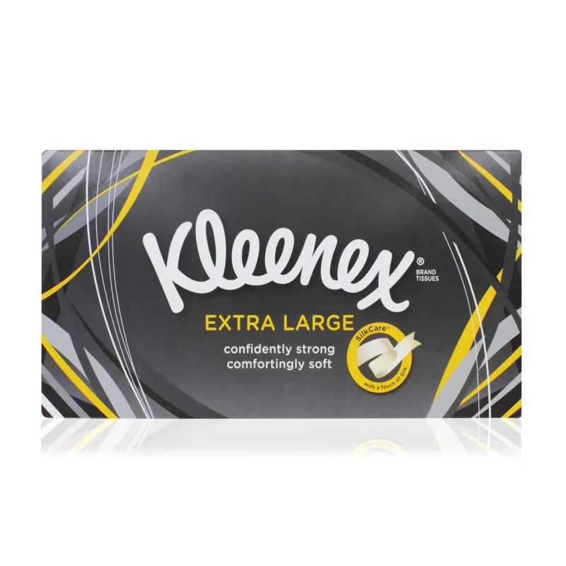 KLEENEX MANSIZE(xlge) TISSUES 100s