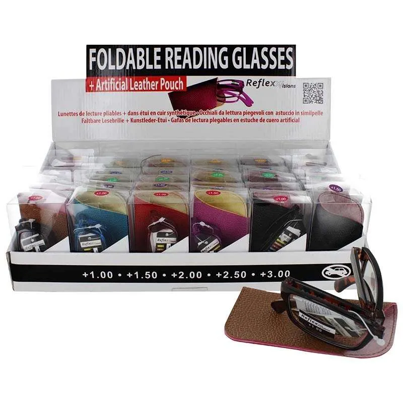 FOLDABLE READING GLASSES DISPx30