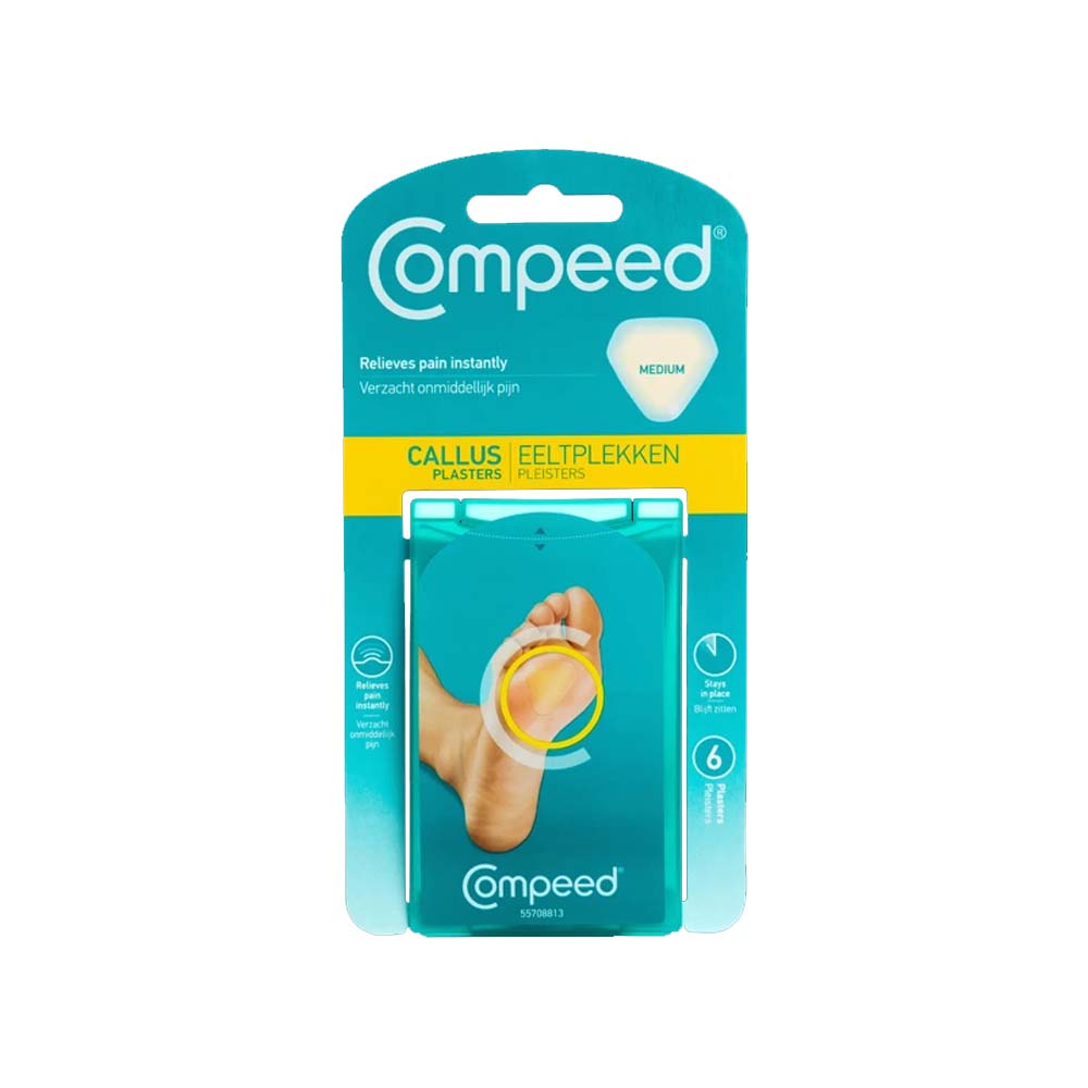 COMPEED CALLUS PLASTER MEDIUM x6
