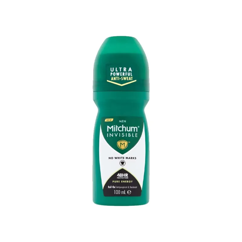 MITCHUM ON WHITE MARKS ROLL ON DEO 100ml MENS
