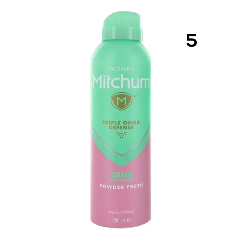 MITCHUM TRIPLE ODOUR POWDER FRESH 200ml