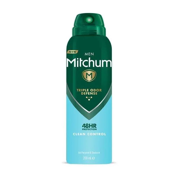 MITCHUM DEODRANT MEN CLEAN CONTROL 200ml