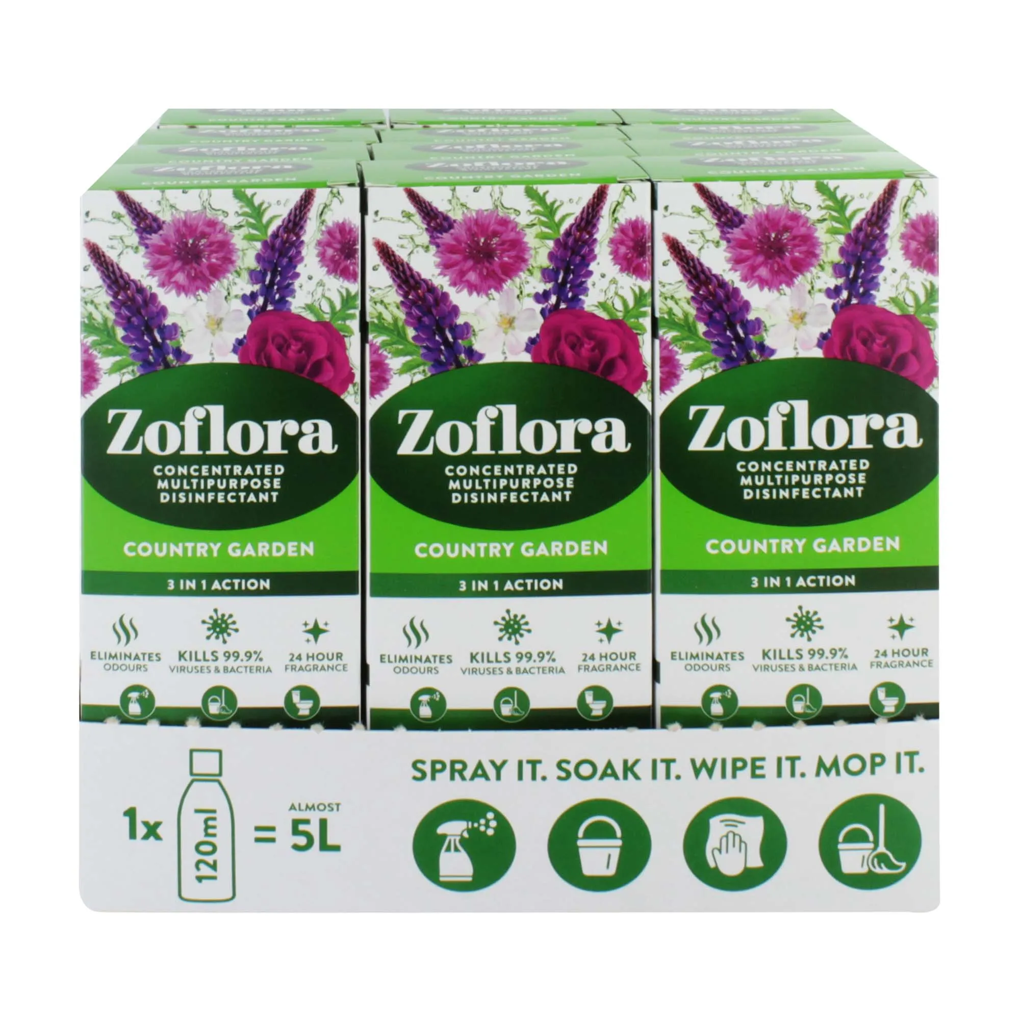 ZOFLORA CONCENTRATED 120ml COUNTRY GARDEN
