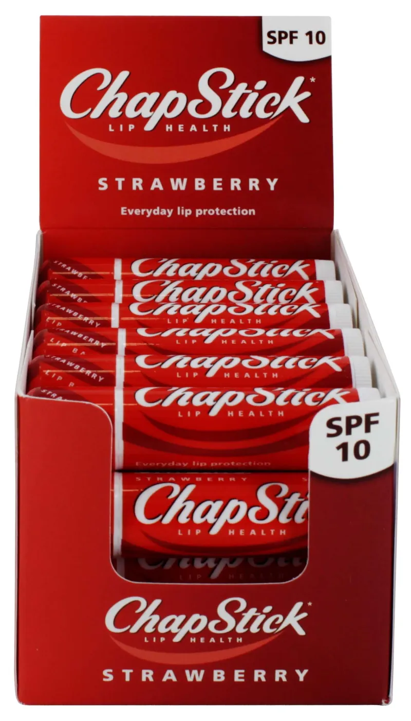 CHAPSTICK STRAWBERRY DISP x24
