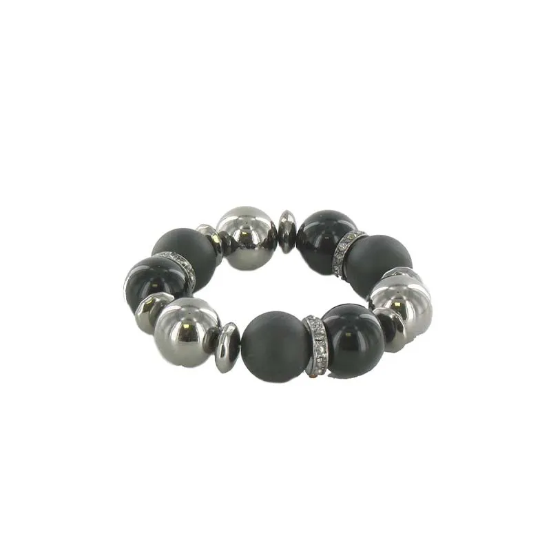 31110 BLACK BALL BRACELET