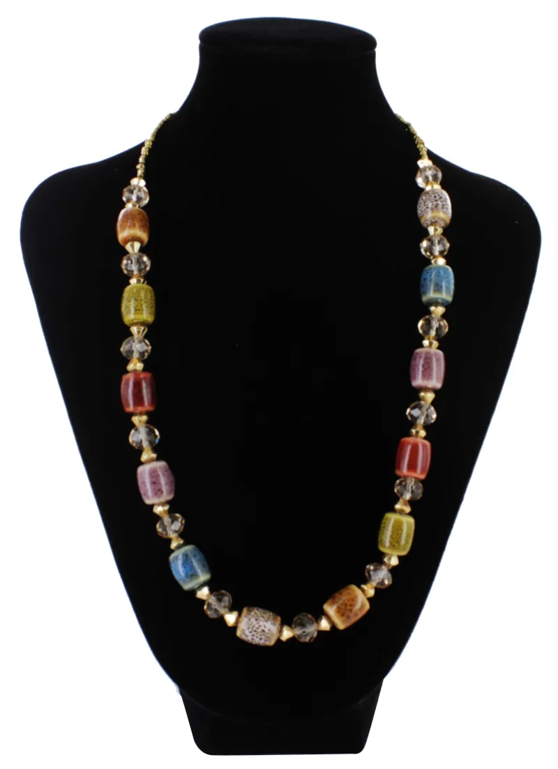 N6174 G/S TORTOISE BEAD CHAIN N/T