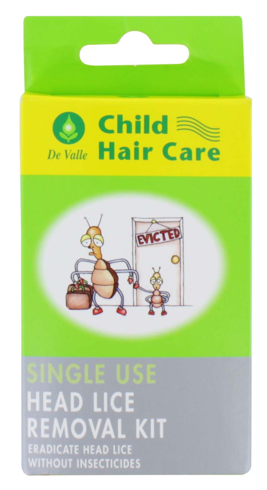 DE VALLE SINGLE USE HEAD LICE REMOVALx24