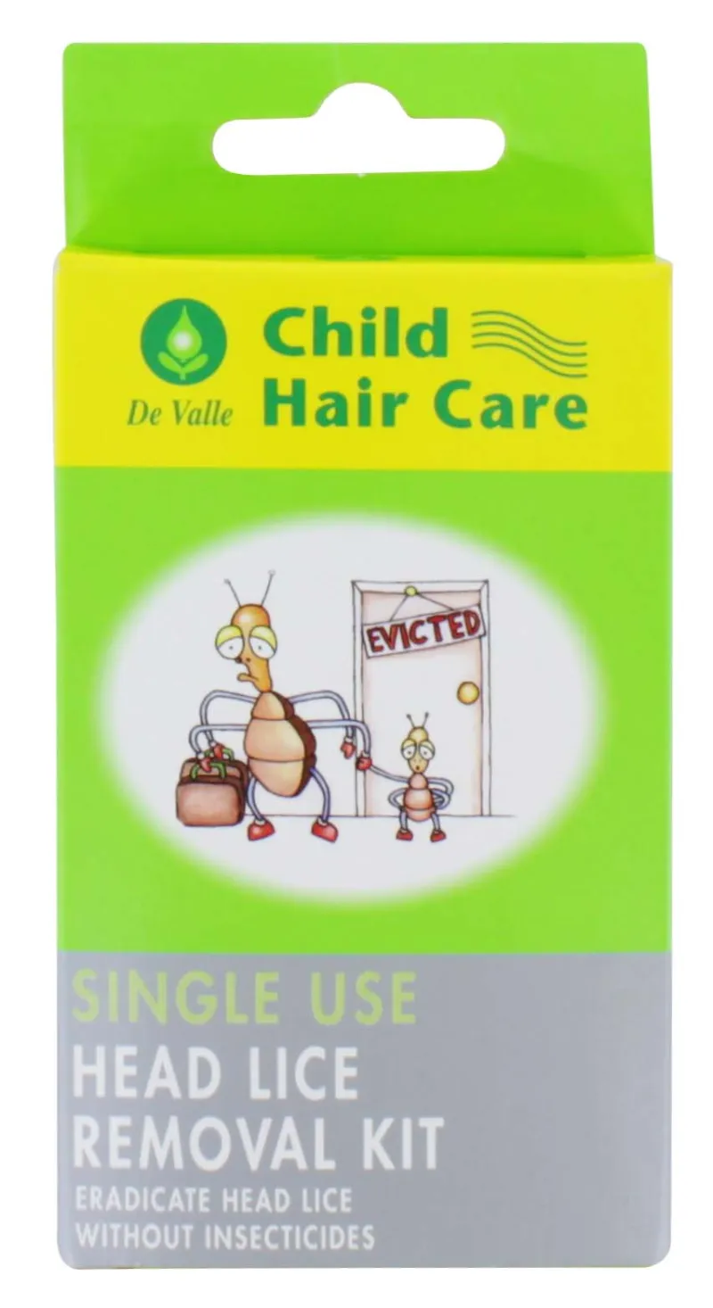 DE VALLE SINGLE USE HEAD LICE REMOVALx24