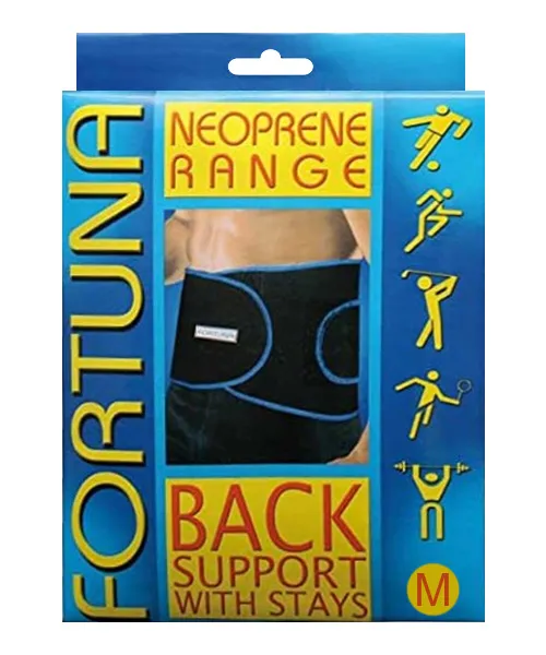 FT-SN-006 NEOP BACK SPPT WITH STAYS MED