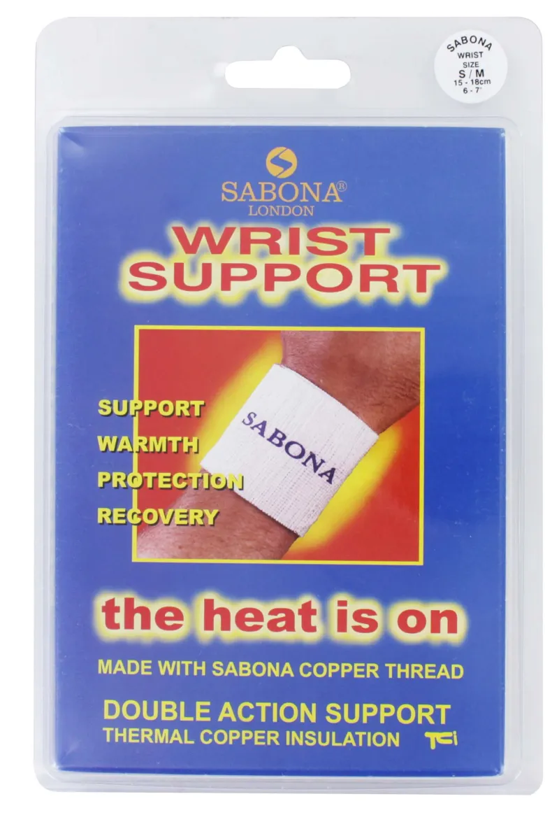 SABONA COPPER WRIST SUPPORT S/M