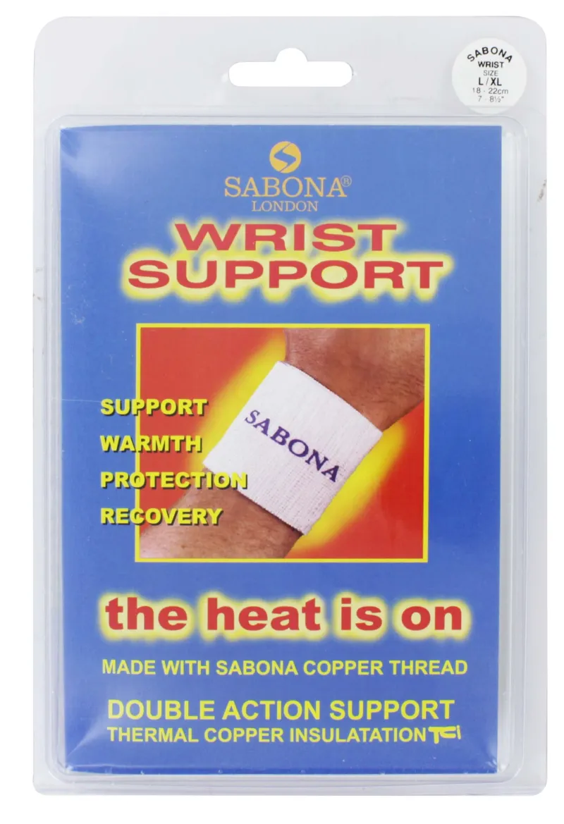 SABONA COPPER WRIST SUPPORT L/XL