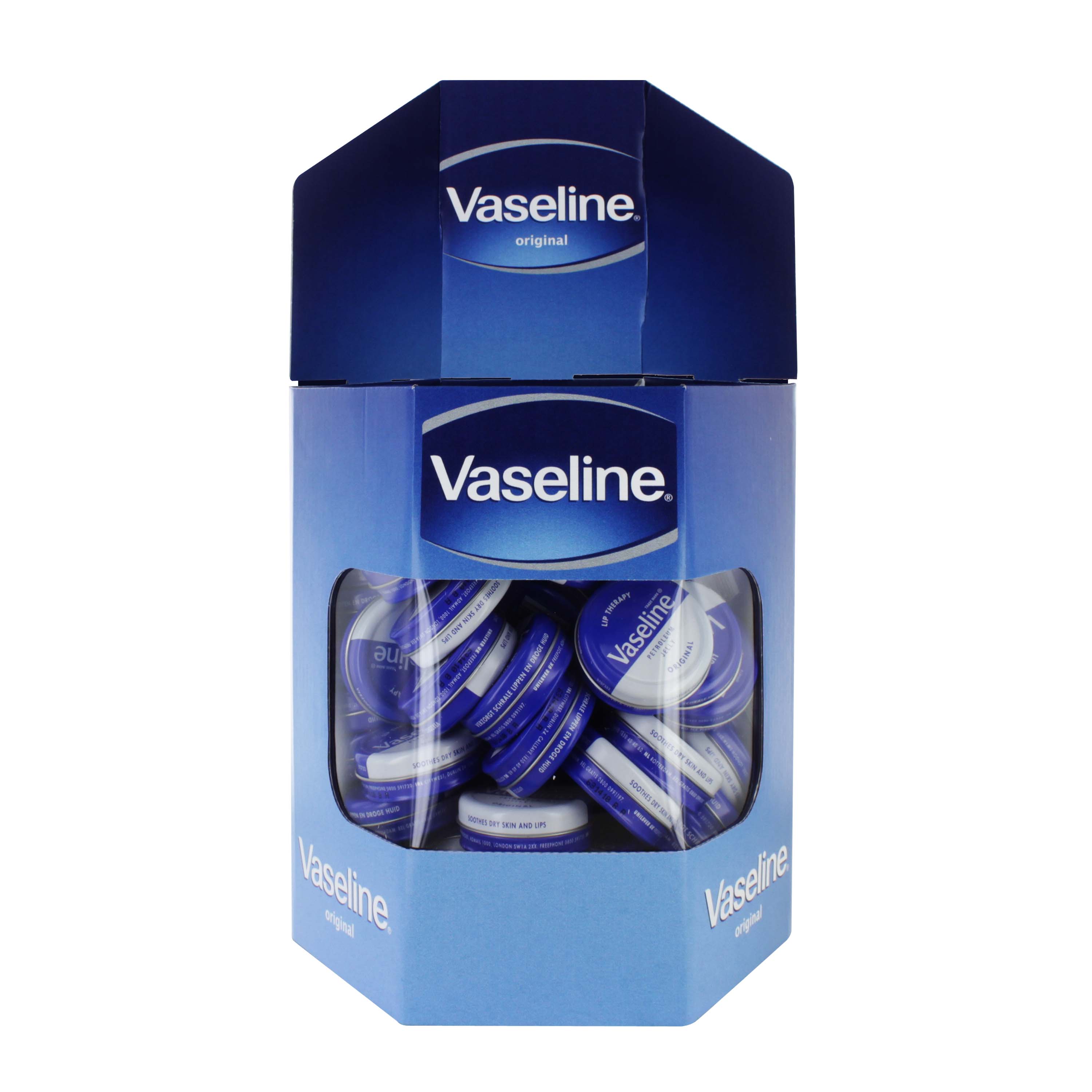 VASELINE BLUE TIN 20g HEX CDU X 72