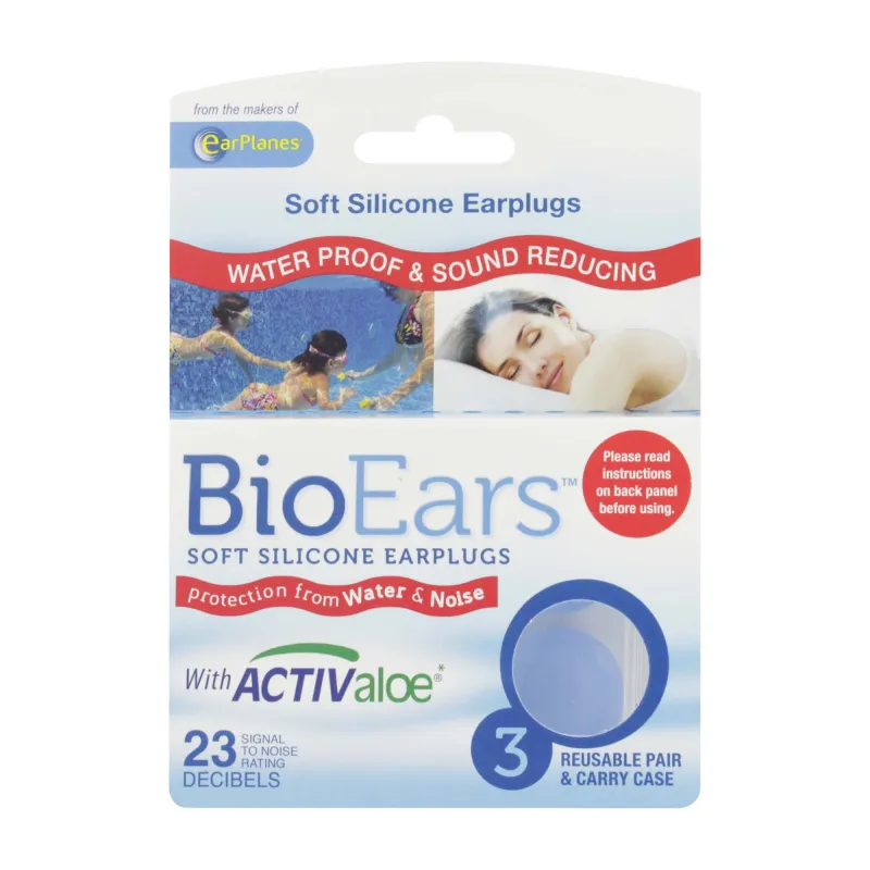 BIO EARS SOFT SILICONE EAR PLUGS