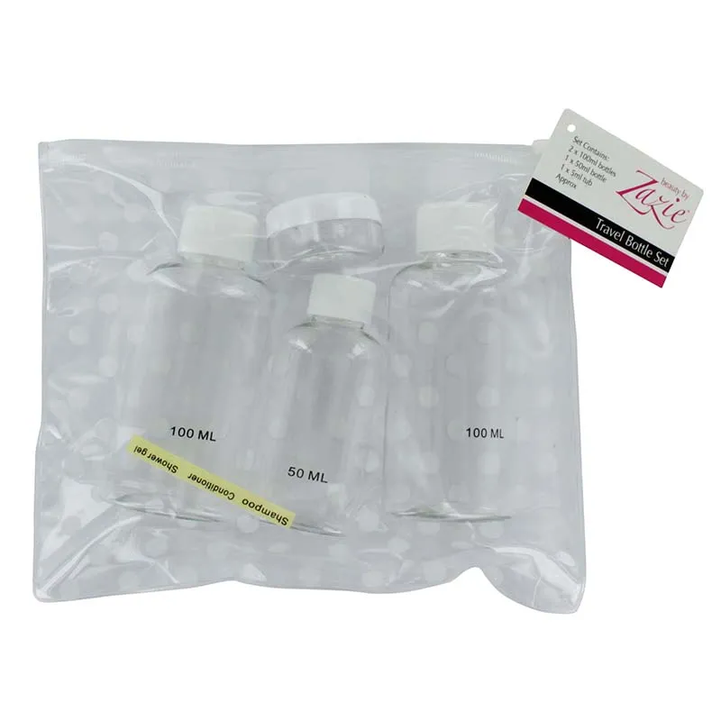 ZAZIE TRAVEL BOTTLE SET