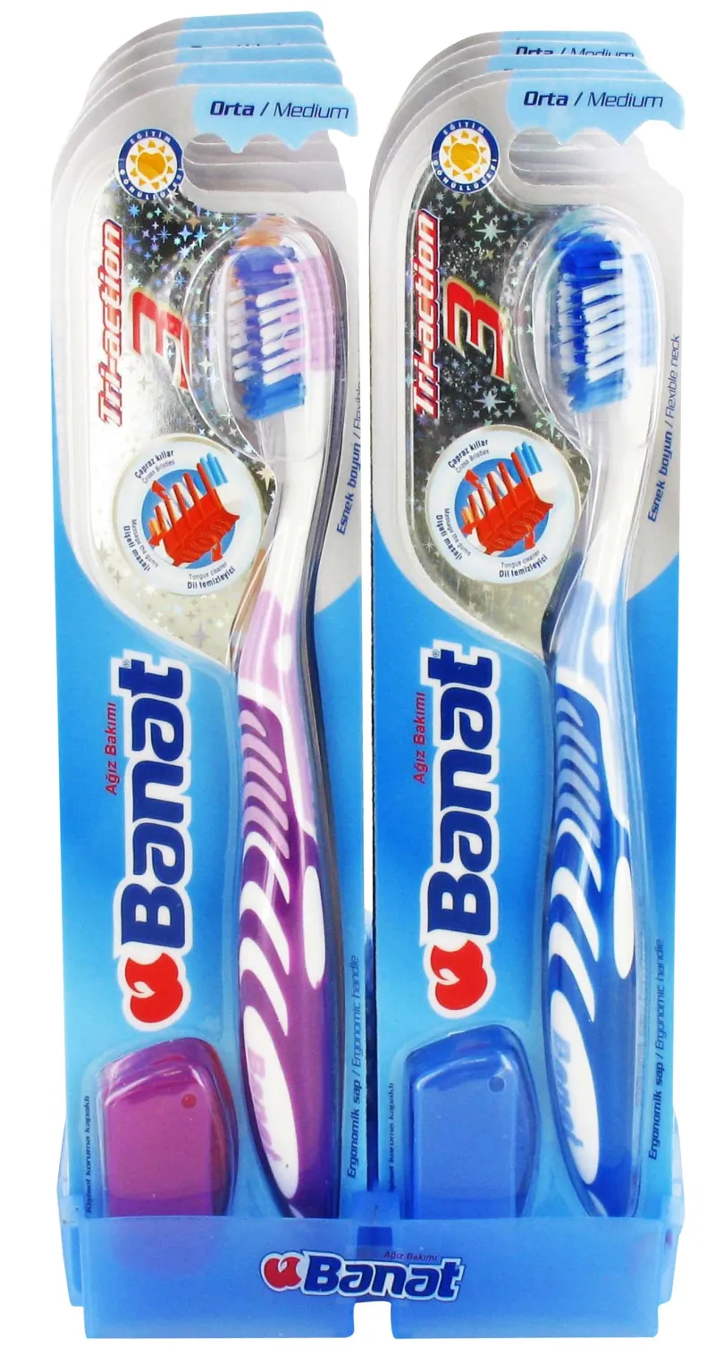 BANAT TOOTHBRUSH MEDIUM x12