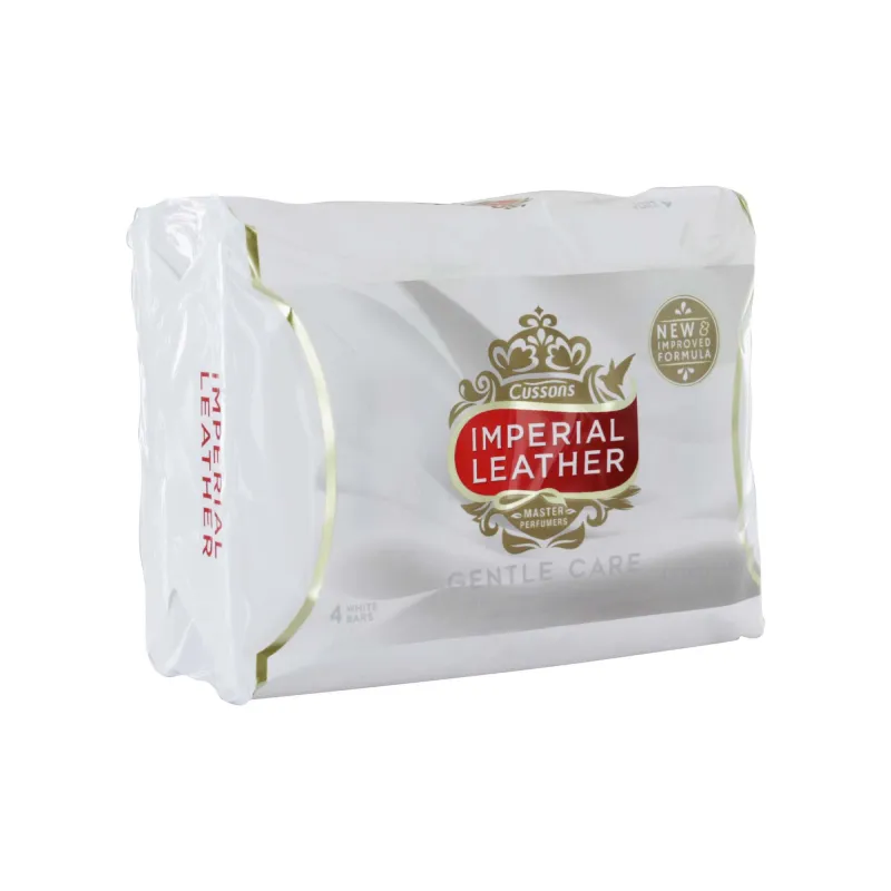IMPERIAL LEATHER 4x90g SOAPS GENTLE CARE