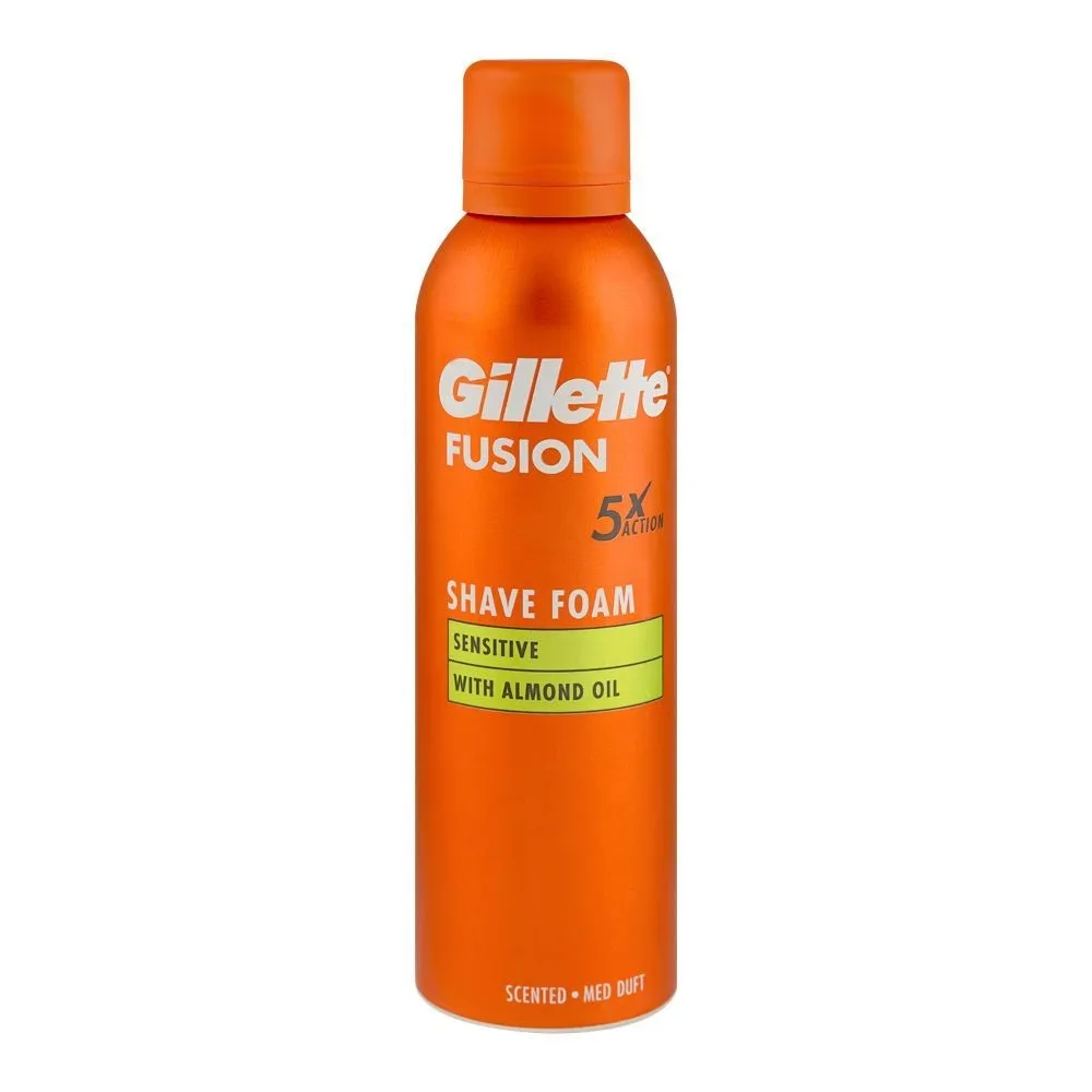 GILLETTE FUSION 5 SENSITIVE SHAVING FOAM 250ml