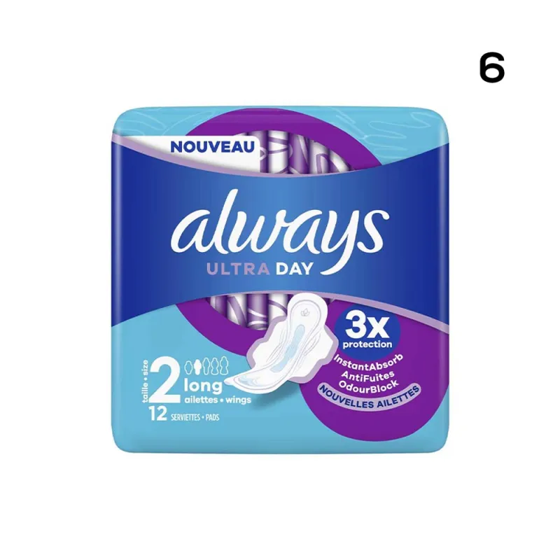 ALWAYS ULTRA LONG PADS WINGS 12s