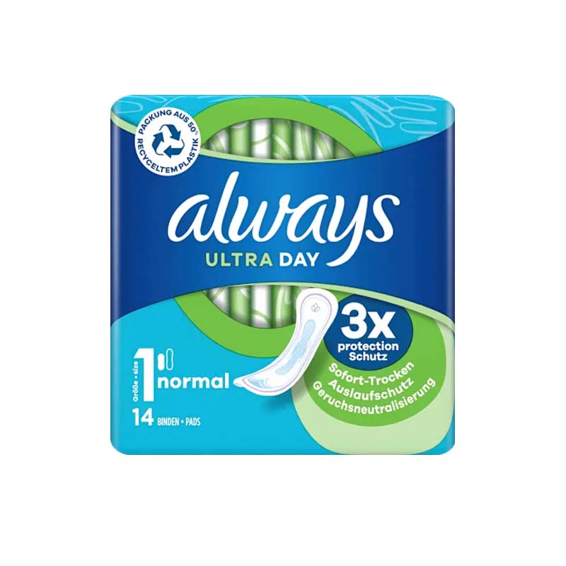 ALWAYS ULTRA DAY NORMAL 14s PADS