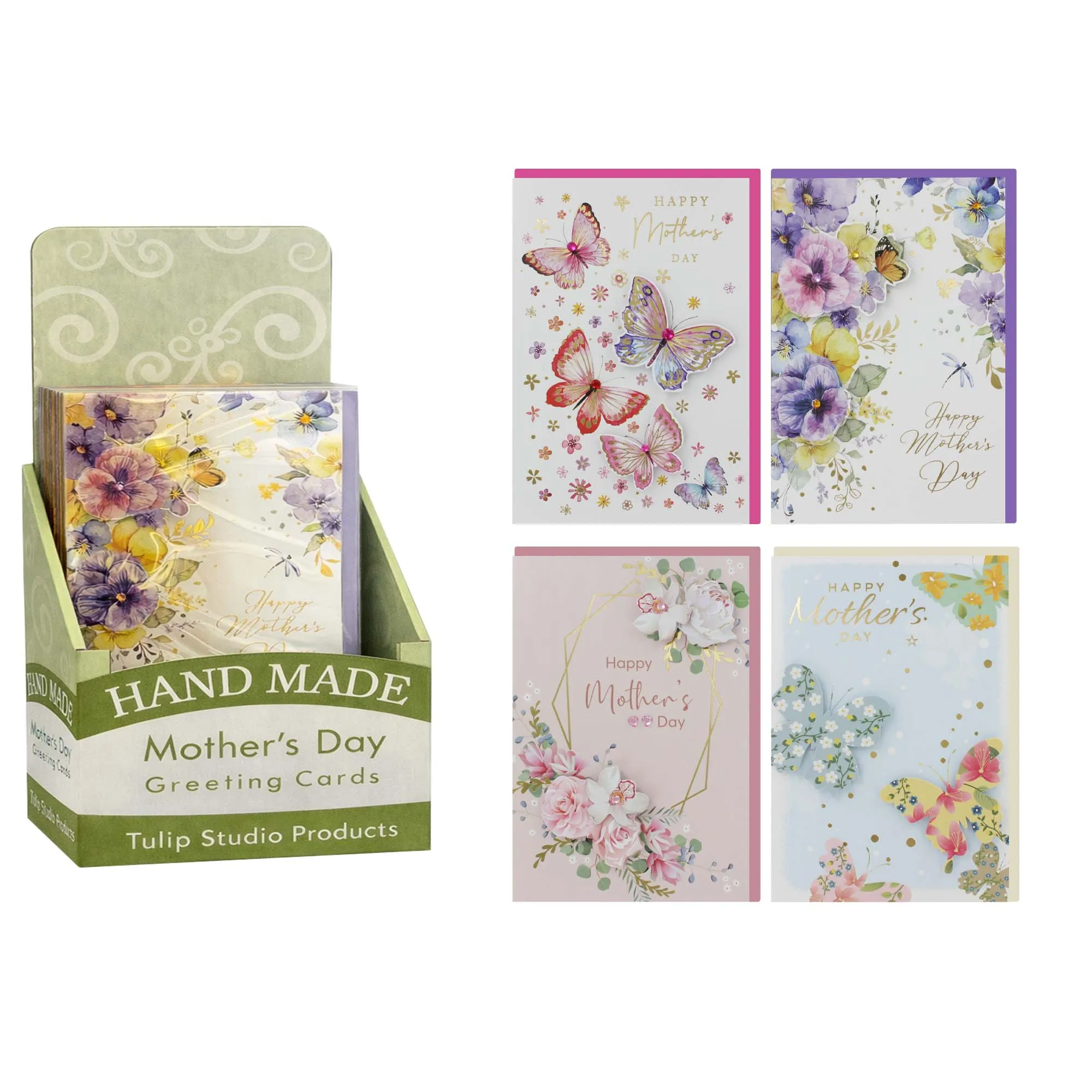 MOTHERS DAY CARDS DISPLAY X 24