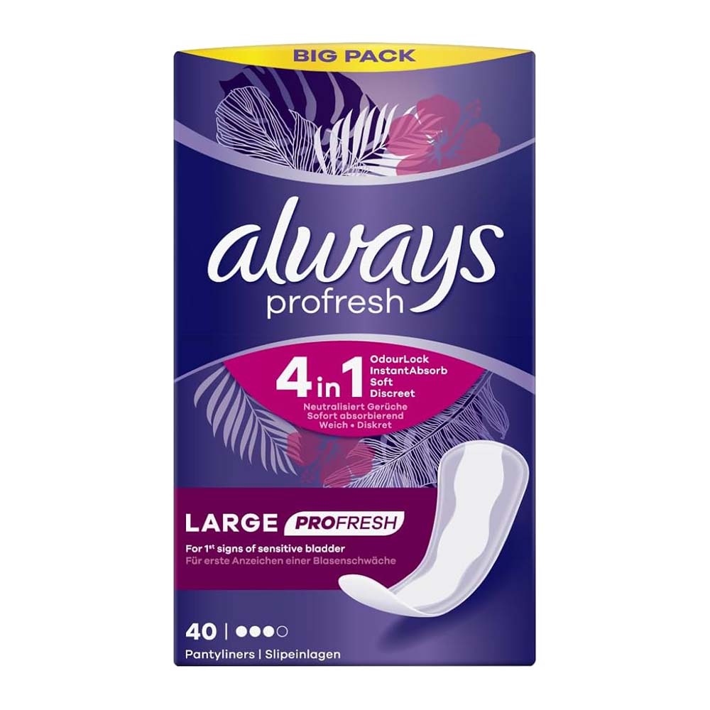 ALWAYS PROFRESH 4in1 40s LARGE