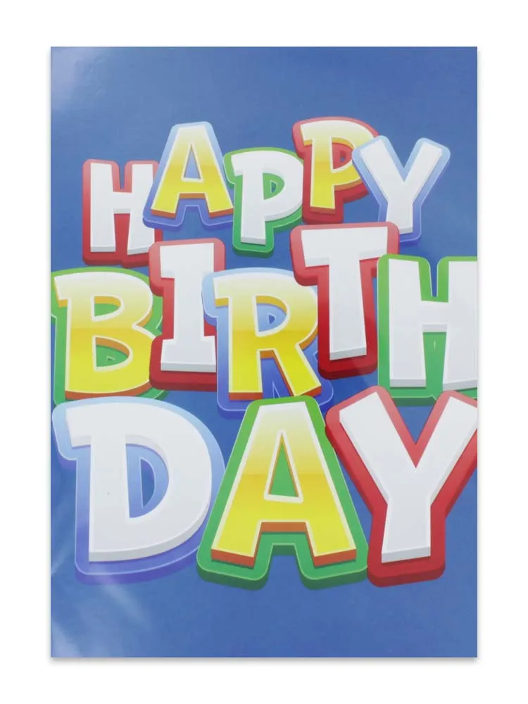 CARDS OPEN MALE (NO.18) BIRTHDAY