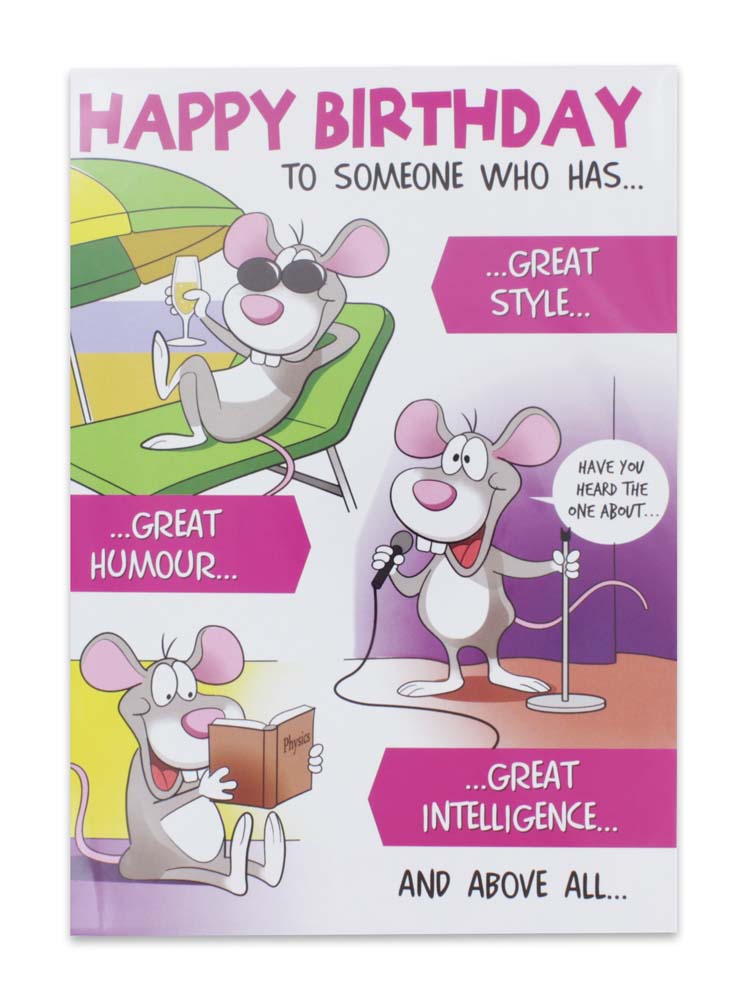 CARDS HUMOUR (NO.7) BIRTHDAY