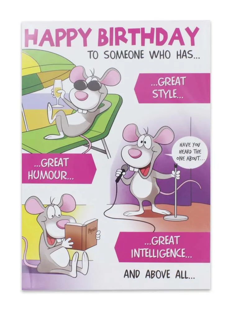 CARDS HUMOUR (NO.7) BIRTHDAY