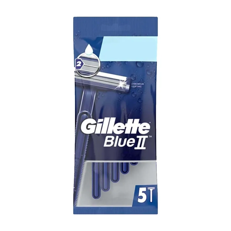 GILLETTE BLUE 2 BAGGED RAZORS 5s