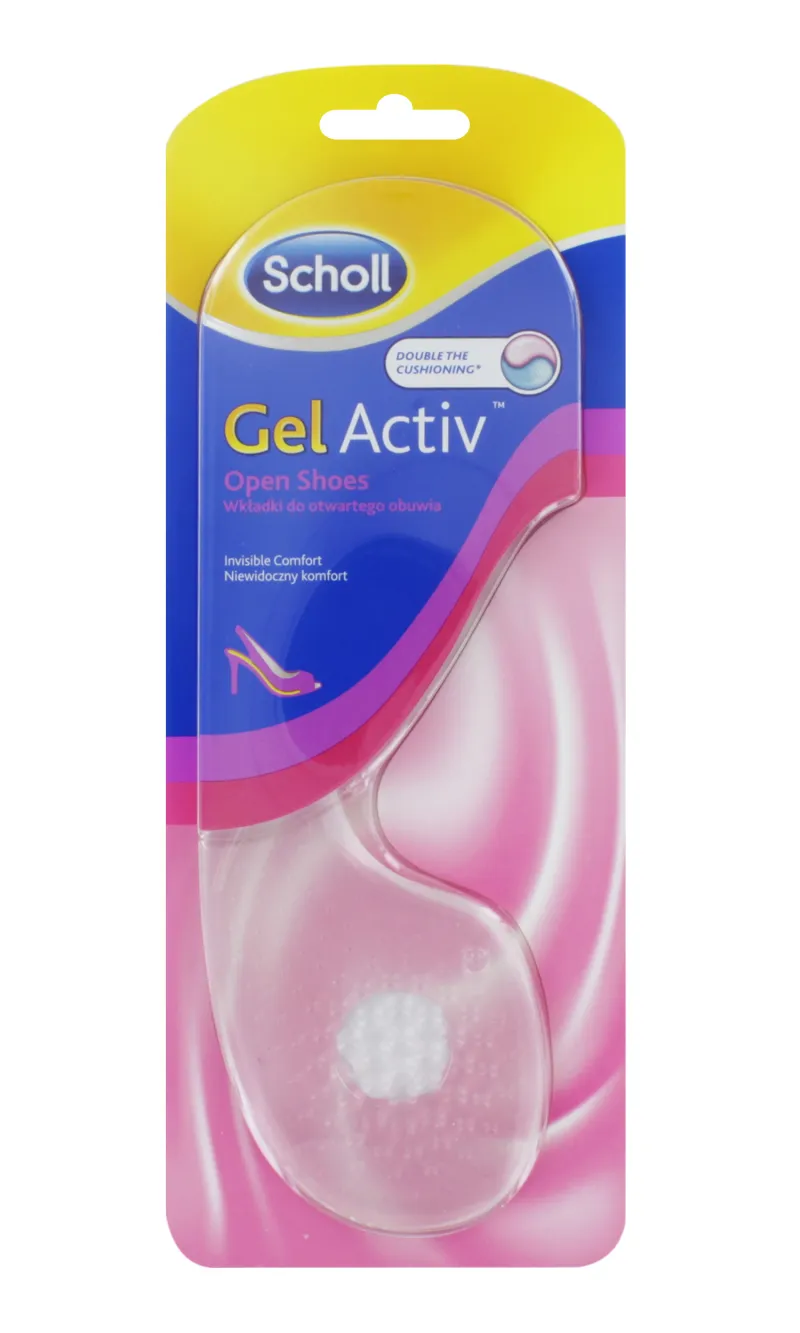 SCHOLL GEL ACTIVE INSOLES OPEN SHOE