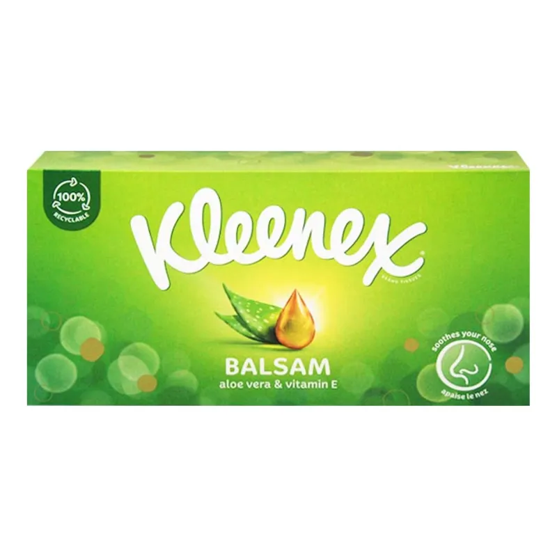 KLEENEX BALSAM BOXED TISSUES