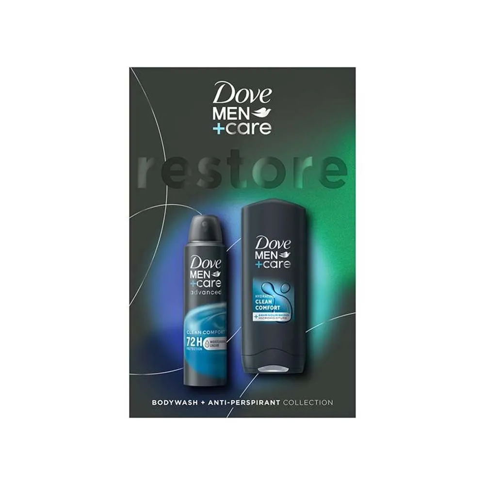 DOVE MEN + CARE 2pce SET CLEAN COMFORT