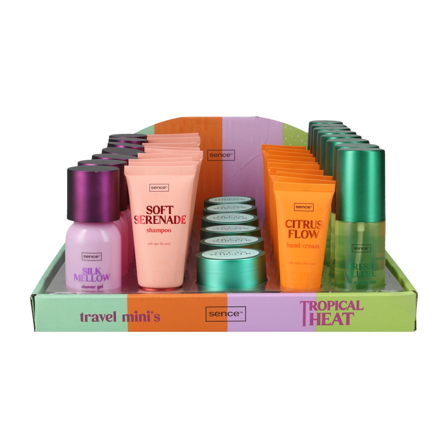 SENCE COLLECTION MINI TRAVEL TROPICAL ESSENTIALS x40 2047804